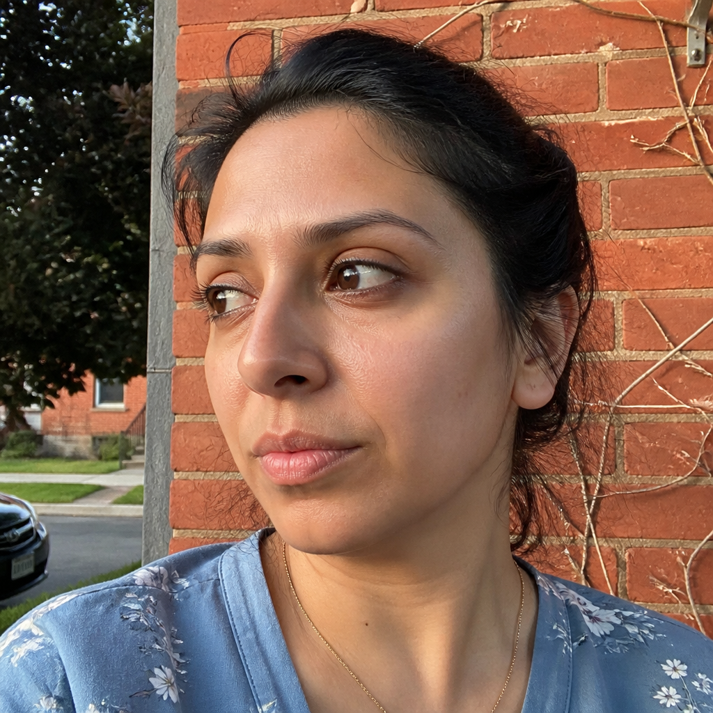 AI-generated fictional portrait